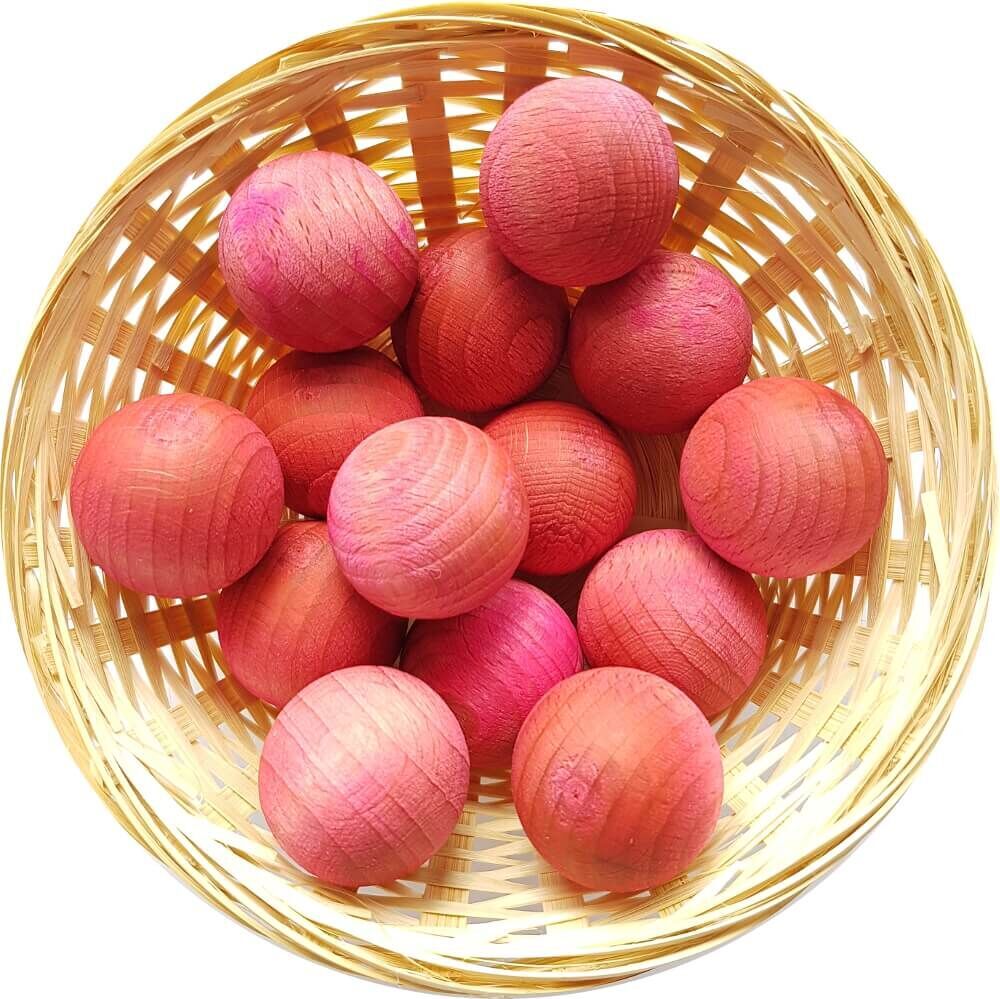 10x Rose Duftholz zur Lufterfrischung und Raumbeduftung - Dufthölzer - Duftfrüchte - Duftkugel von DuftHolz