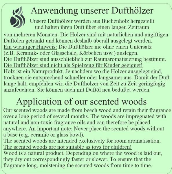 25x Ananas Duftholz zur Lufterfrischung und Raumbeduftung - Dufthölzer - Duftfrüchte - Duftkugel von DuftHolz